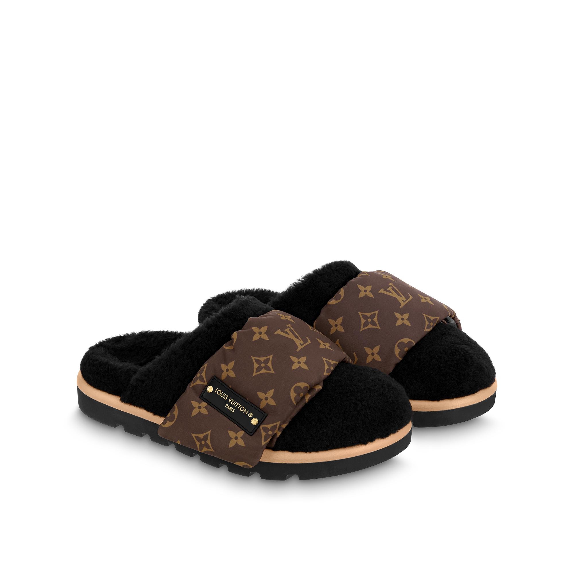 Slipper Pillow Flat Comfort Mule Shoes LOUIS VUITTON